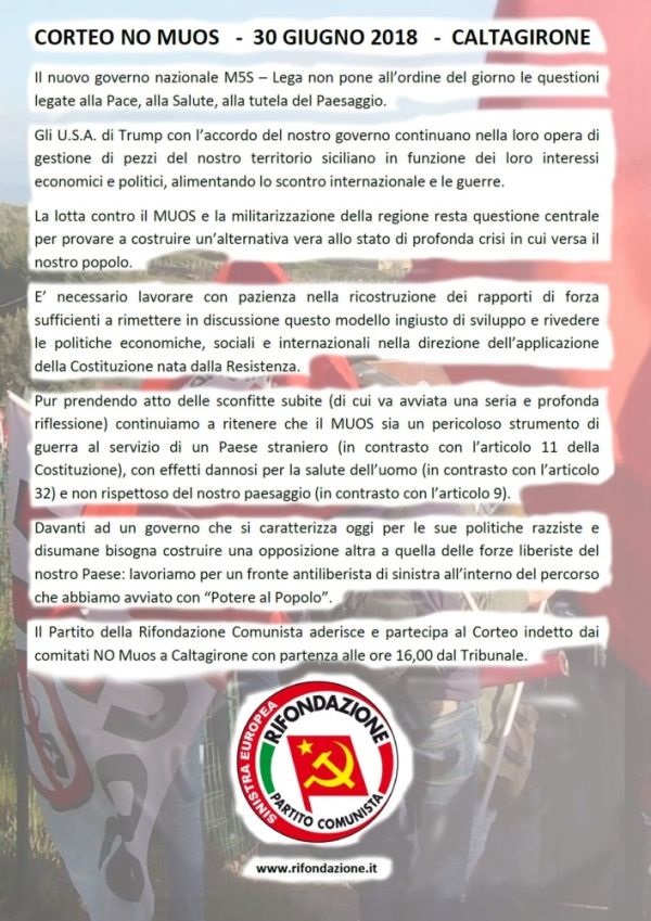 foto Potere al Popolo Enna - Gaspare Di Stefano 