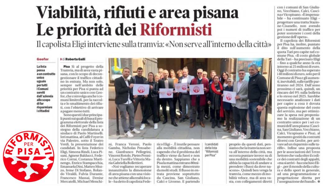 foto Riformisti per Pisa 