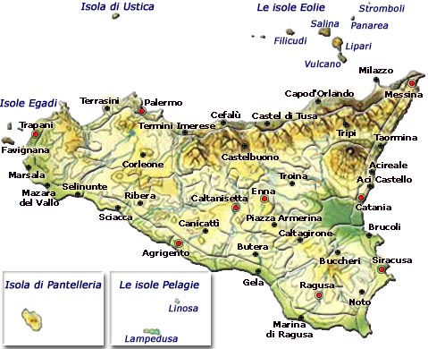 mappa SICILIA